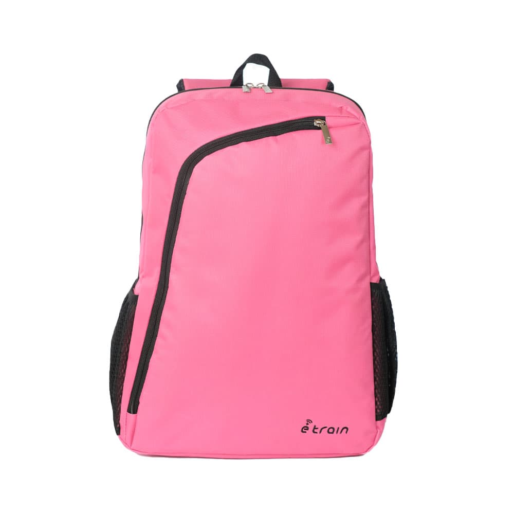 E-train (BG02P) Backpack Bag Fit Up to 15.6" - Pink