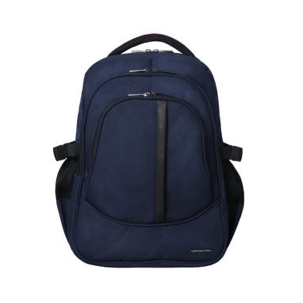 L'AVVENTO (BG74U) Discovery Backpack fit with Laptops up to 15.6" Material Nylon+PU - Blue