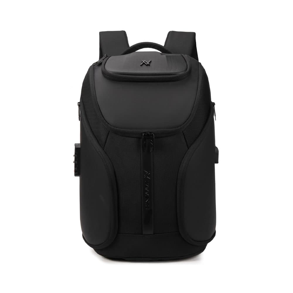 L'AVVENTO (BG944) Casual Laptop Designed For everyday Use fits up to 15.6” made by Water Resistant and anti-theft style Backpack - Black