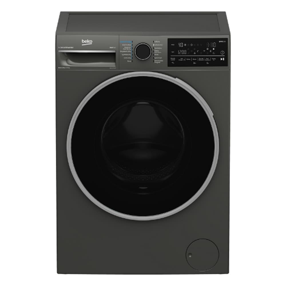 Beko Washing Machine 12 Kg - Dryer 7 Kg - Inverter Motor 1400 RPM - Gray - BWD12840MCI
