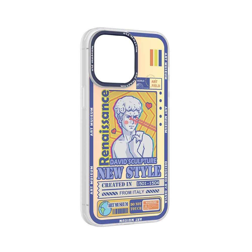 Devia Back Cover for iPhone 14 Pro Max Q-Art Series Protective Case (6.7) - Q3