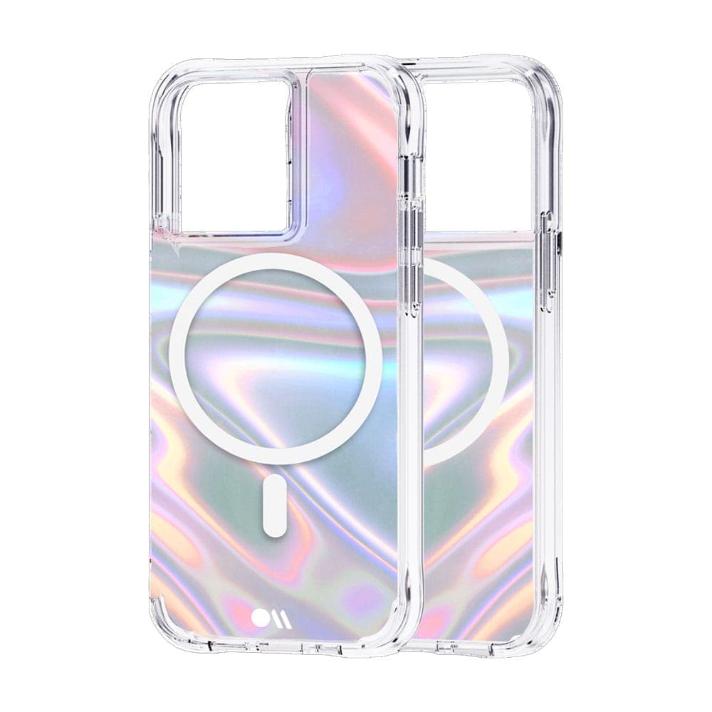 Case Mate for iPhone 13 Pro CM046638 Soap Bubble Magsafe Case - Iridescent