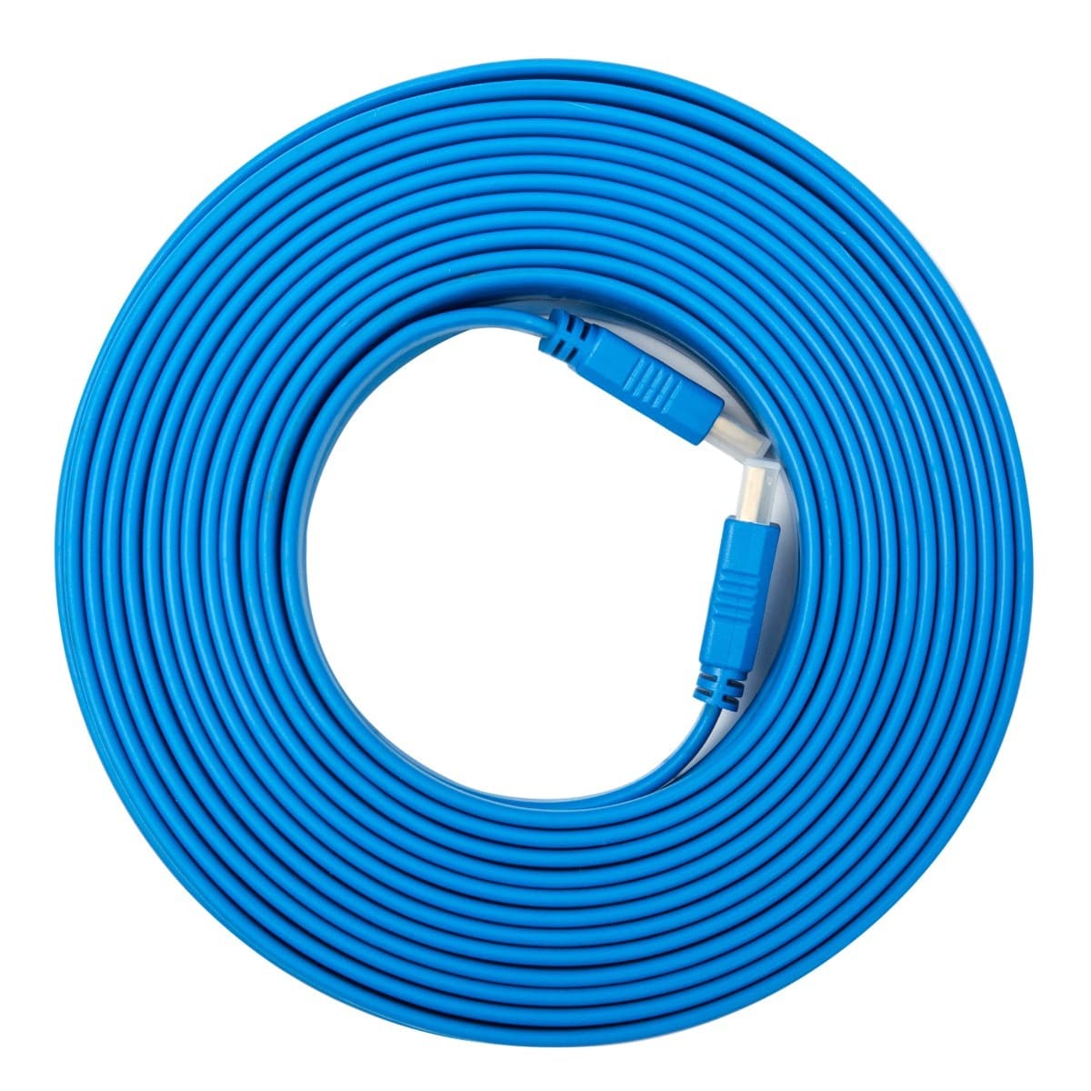 E-train (DC070) HDMI to HDMI Flat Cable - 10M - Blue