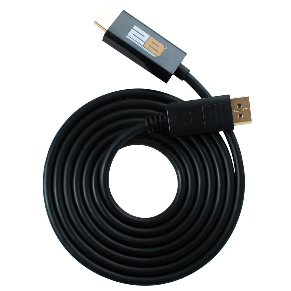 توبي (DC604) محول من Display port الي HDMI طوله 1.8 متر - أسود