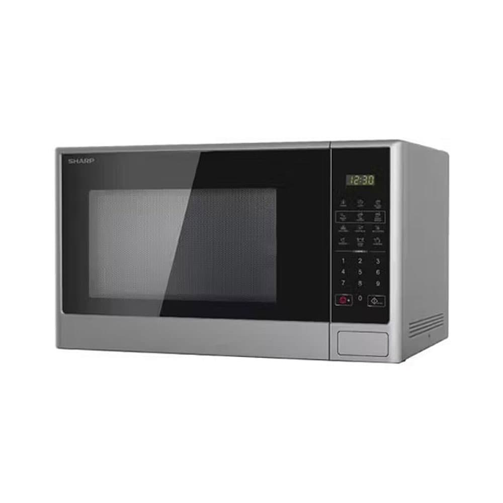Sharp Microwave Solo 28 Liter 1100W & 9 Menus - Silver - R280CR(S)