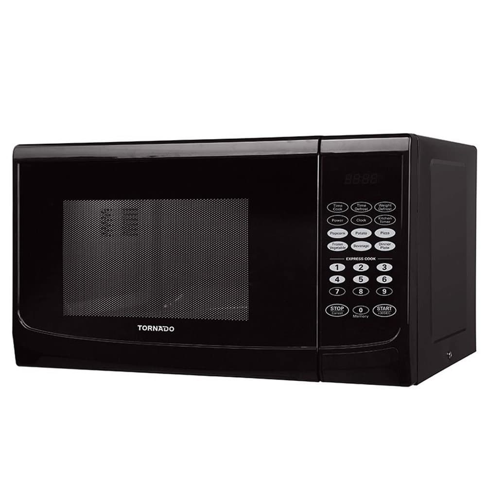 Tornado Microwave Solo 28 Liter 900 Watt 6 Menus - Black - TMD-28S-BK