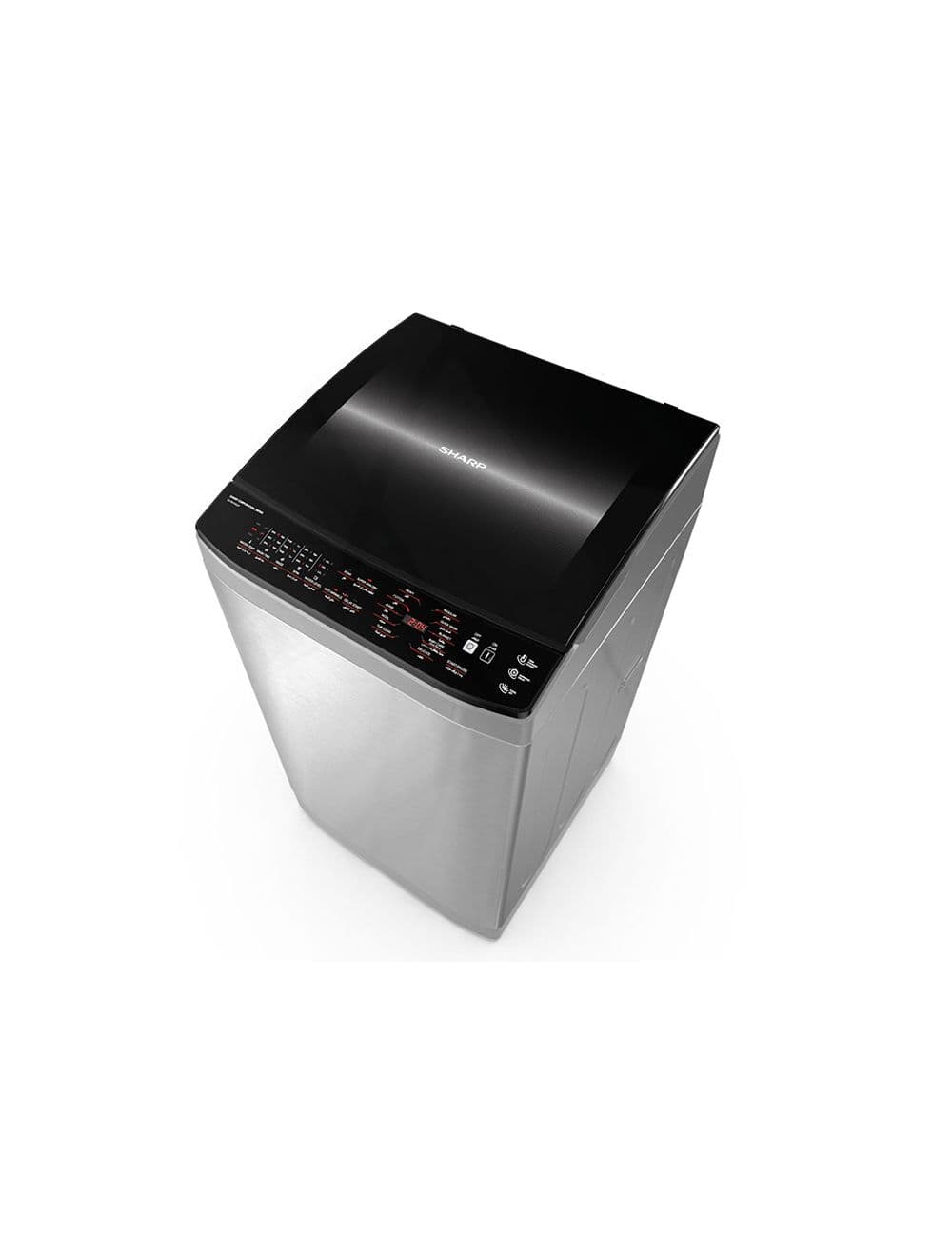 شارب غسالة ملابس 11 كيلو تحميل علوي طلمبة - فضى - موديلES-TN11GSLP