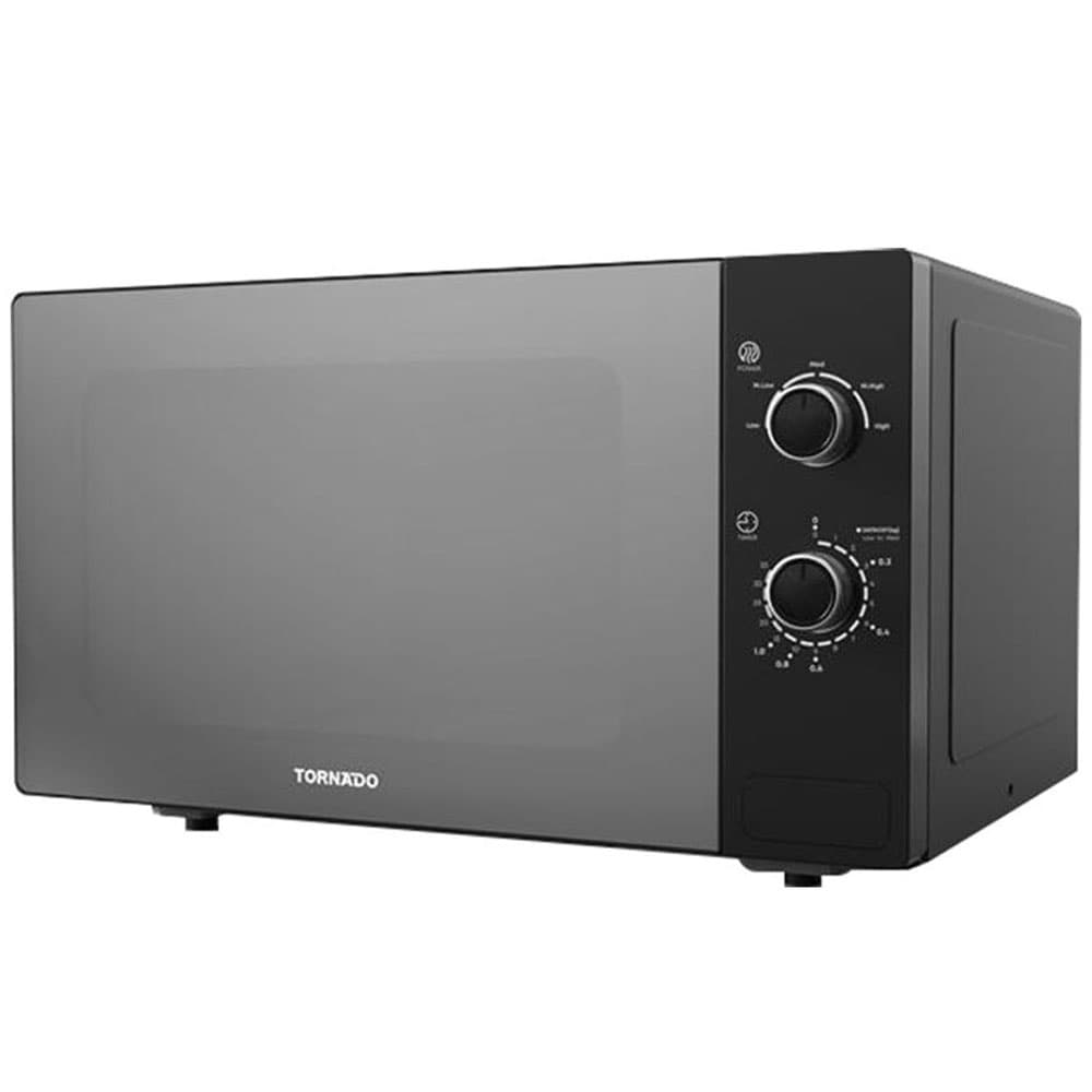 Tornado Solo Microwave 25 Liter - 900 Watt - Black - TMMS25ELBKS