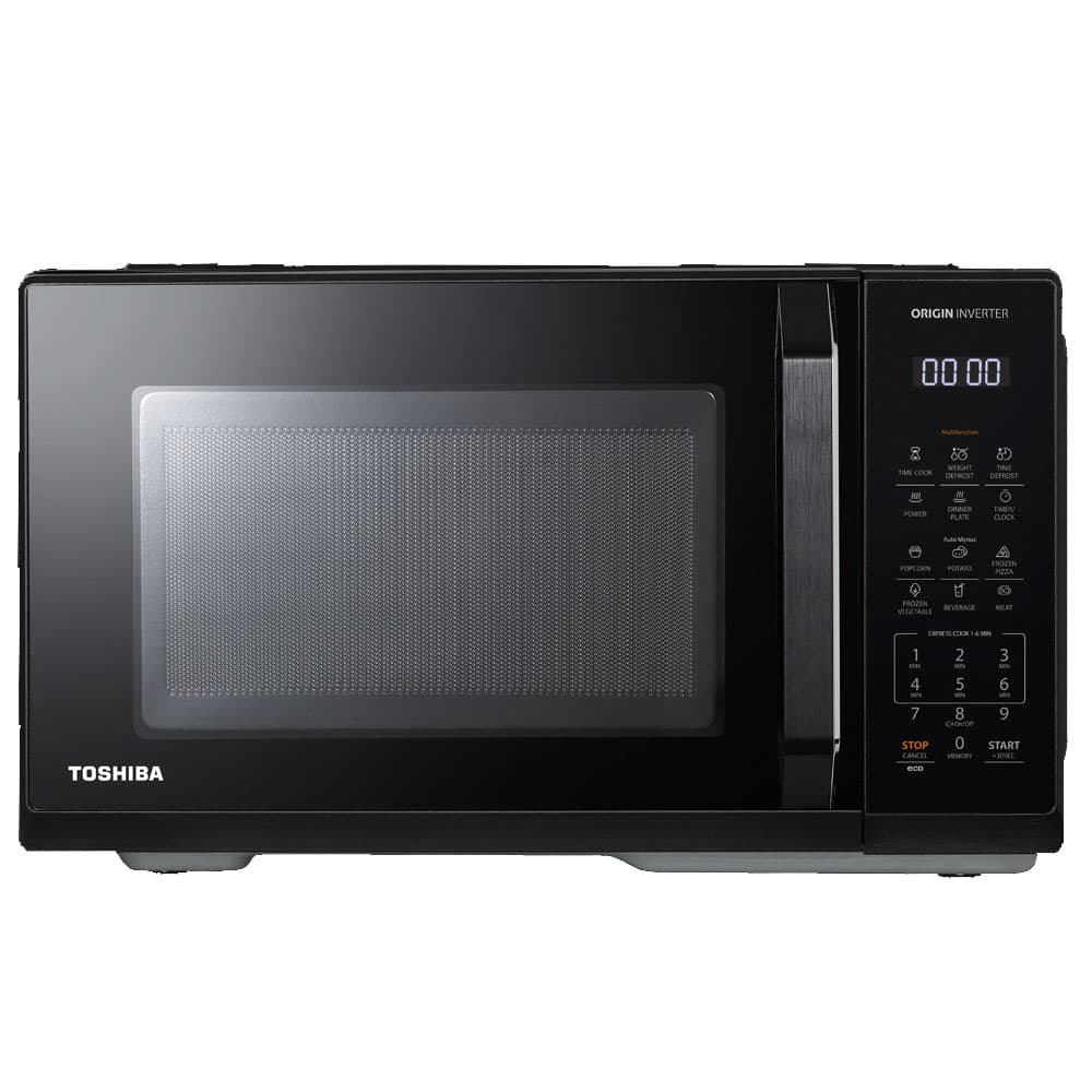 Toshiba Solo Microwave 25 Liter - 900 Watt Inverter - Black - MW3EM25PEI(BK)
