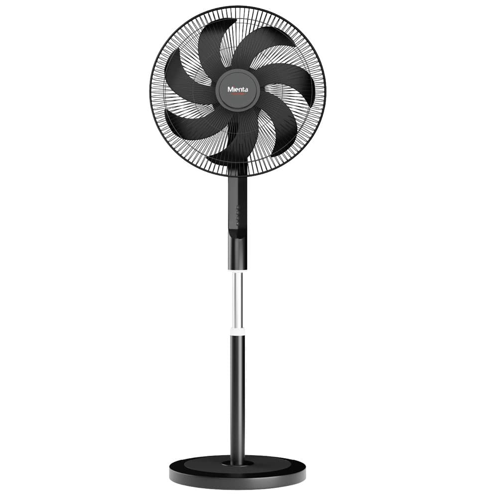 Mienta Stand Fan 18 Inch - 7 Blades - 3 Speeds - Black - SF351338A