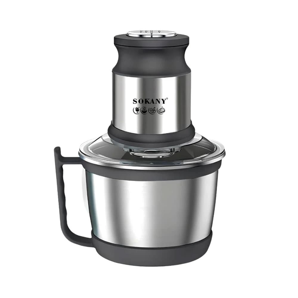 Sokany Food Chopper 3 Liter - 800 Watt - Stainless Steel - SK7027N