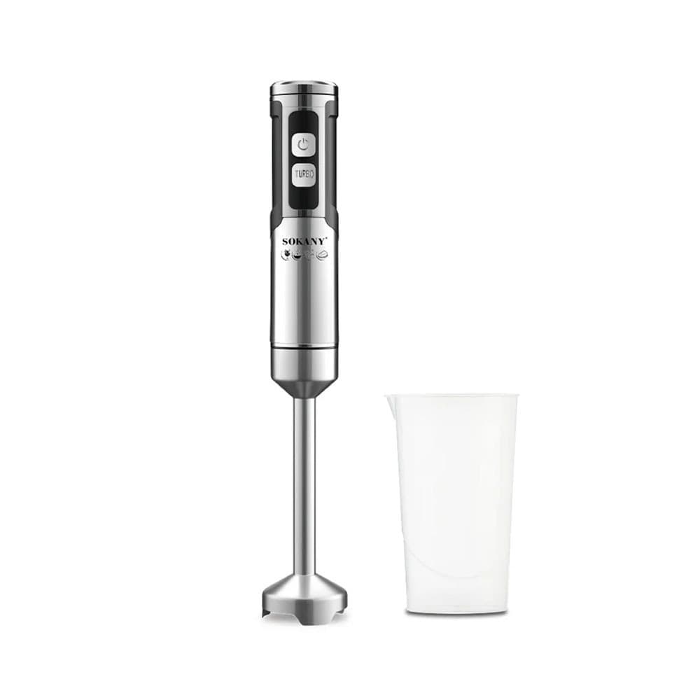 Sokany Hand Blender 1200 Watt - 500 Ml - Stainless Steel - SK02043