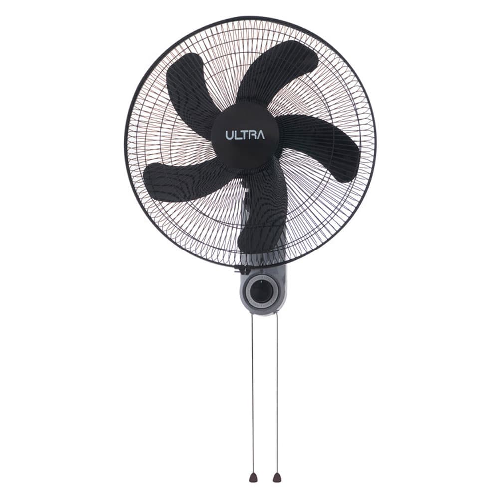 Ultra Wall Fan 18 Inch - 5 Blades 3 Speeds - 80 Watt - Black*Grey - UFW18E2
