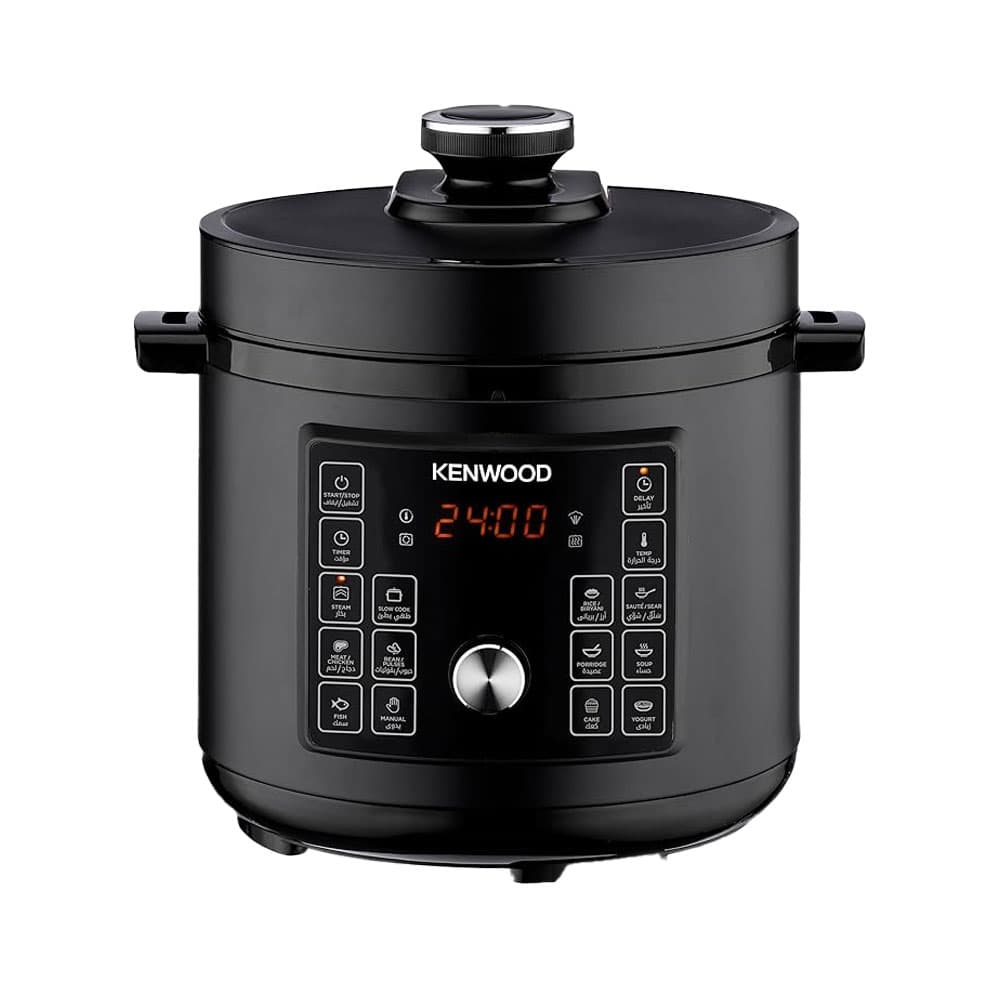 Kenwood 16 in1 multifunctional electric Pressure Cooker 8 Liter 1300 Watt - Black - PCM95.000BK