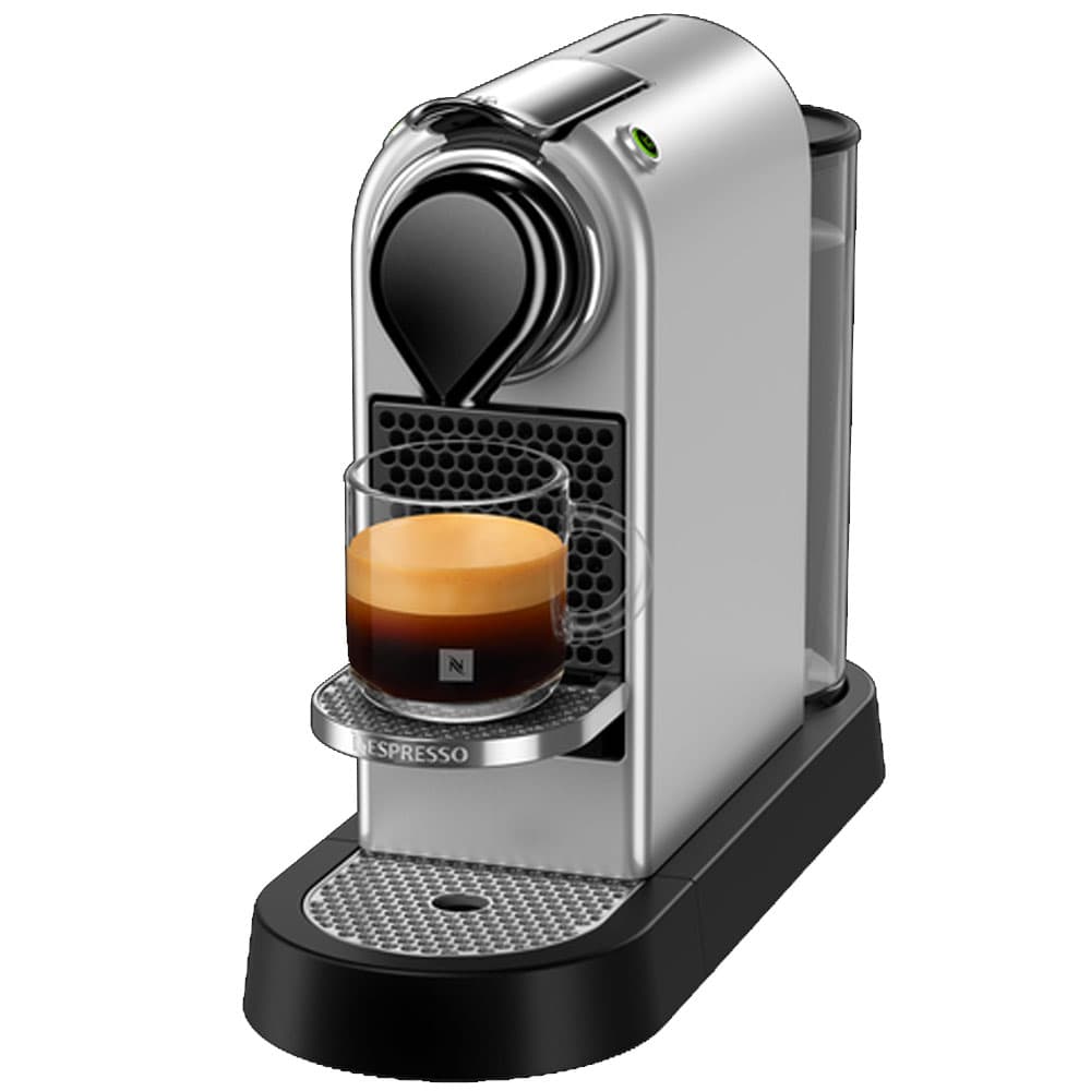 Nespresso CitiZ Espresso And Lungo Coffee 1 Liter - 19 Bar - Silver - C113SI-N