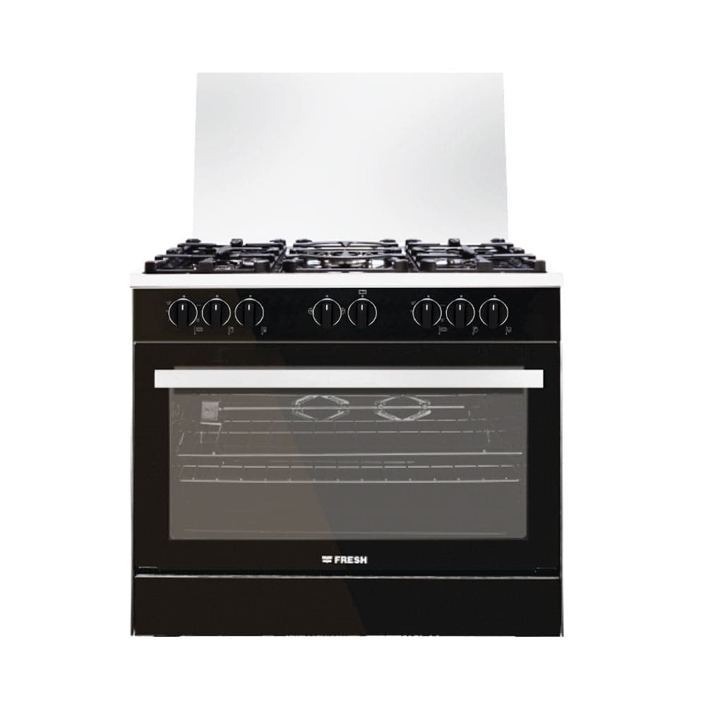 Fresh Cooker Fan 5 Burners Stainless Steel 60*90 - Hydraulic Door - 500019721