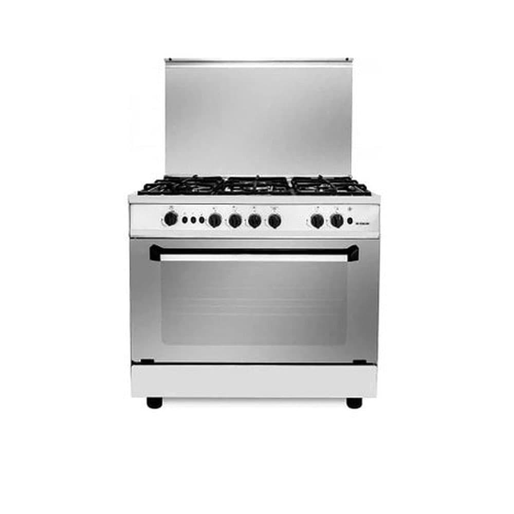 Fresh Punto Gas Cooker - 5 Burners With Fan - 60*90 cm - Stainless Steel - 17304