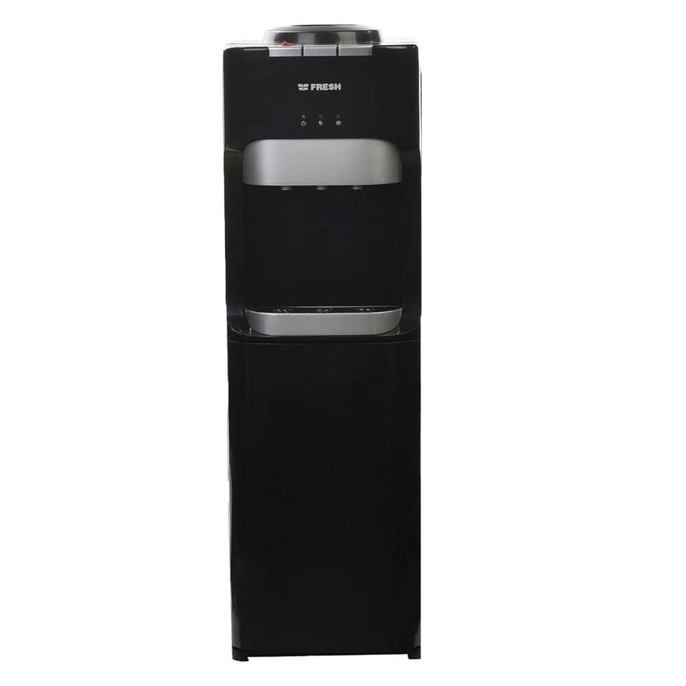 product-Fresh Water Dispenser 3 Taps Hot*Cold With Refrigerator - Black - FW-16BRBH/4K - 19225