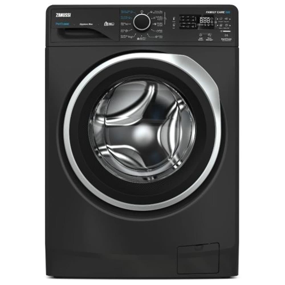 Zanussi Washing Machine 8 KG - 1850 Watt Full Automatic PerlaMax Front Loading - Dark Grey - ZWF8240DS5 9448
