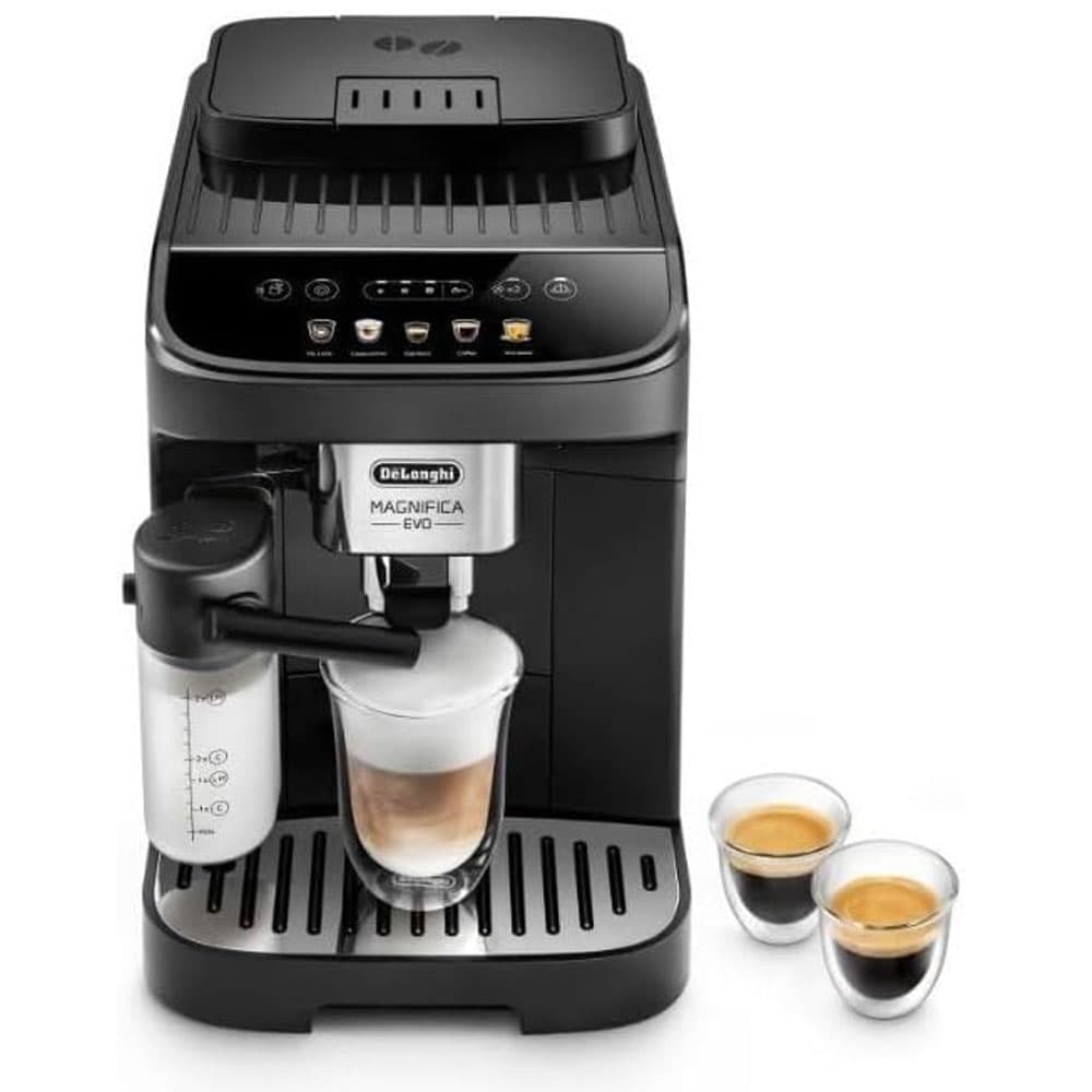 De’Longhi Magnifica Evo Fully Automatic Combination Coffee Maker 1450 Watt - 250G -15 Bars - Black - ECAM290.61.B