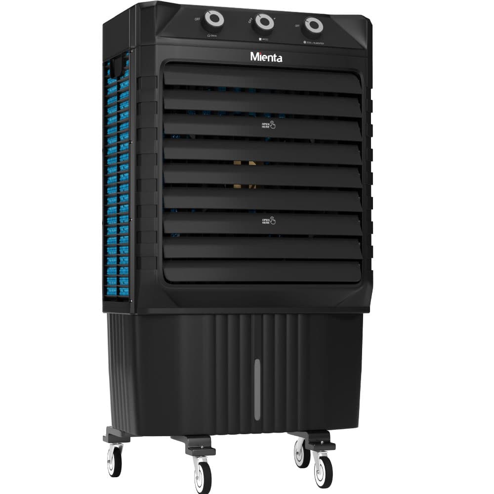 Mienta Air Cooler 85 Liter - 2 Tanks 3 Speeds - Black - AC49338A