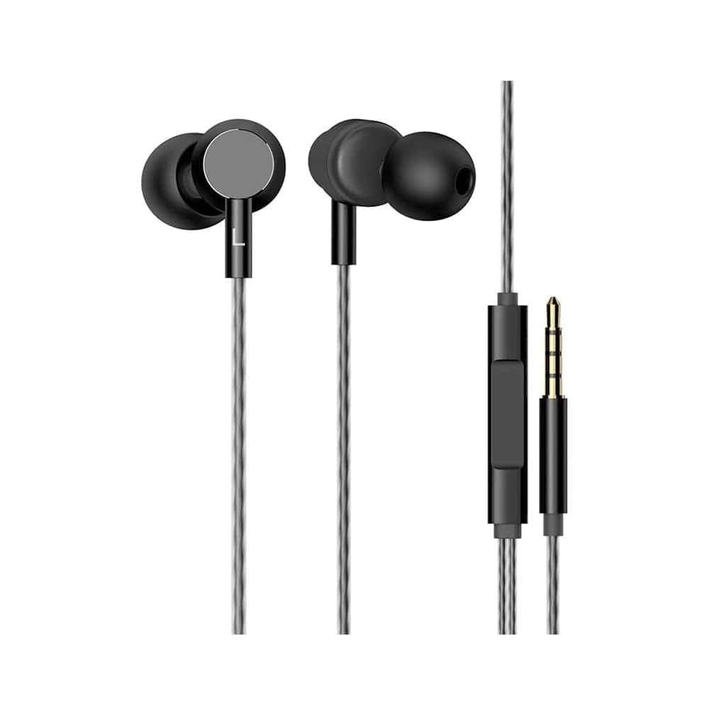 HP DHE-7001 3.5mm Wired Earphone - Black
