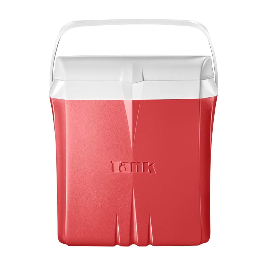 Tank Ice Box 23 Liter Keeps Ice & Drinks Cold - Red