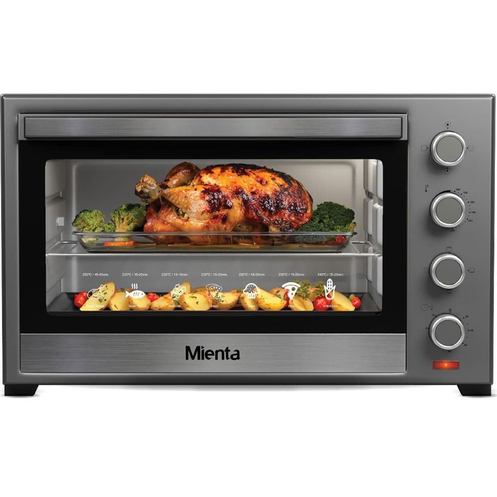 Mienta Oven 48 Liter - 2000 Watt Quick Chef - Silver - OV301038A