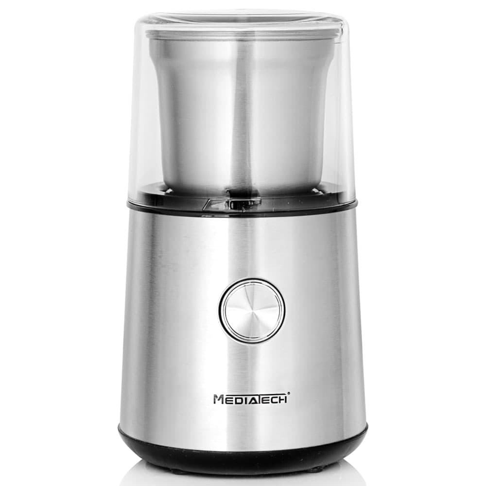 Media Tech 2IN1 Coffee Grinder 85 Gram - 220 Watt - Silver - MTCG907