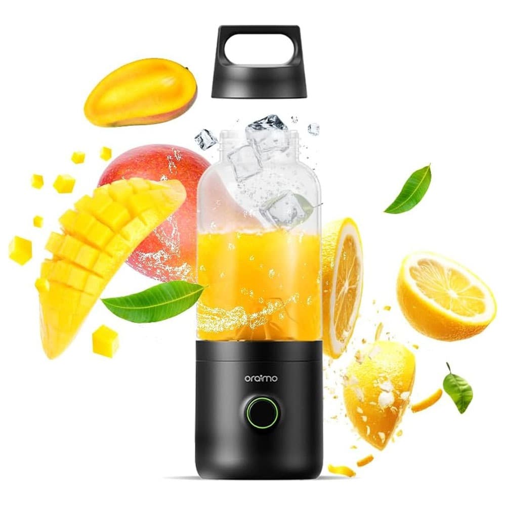 Oraimo Portable Blender Smart Touch Control 500 ML 75 W 10 Uses - Black - OHPB1N