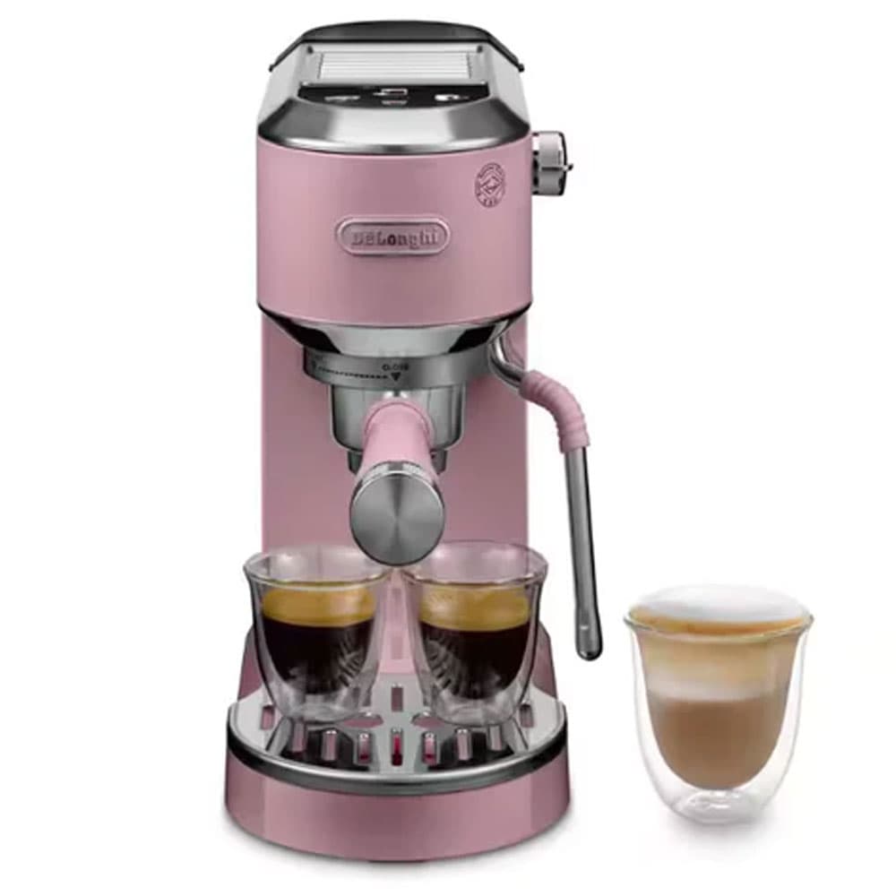 De'Longhi Dedica Duo Espresso Machine with Cold Brew 1 Liter - 1450 Watt - Rosé - EC890.PK