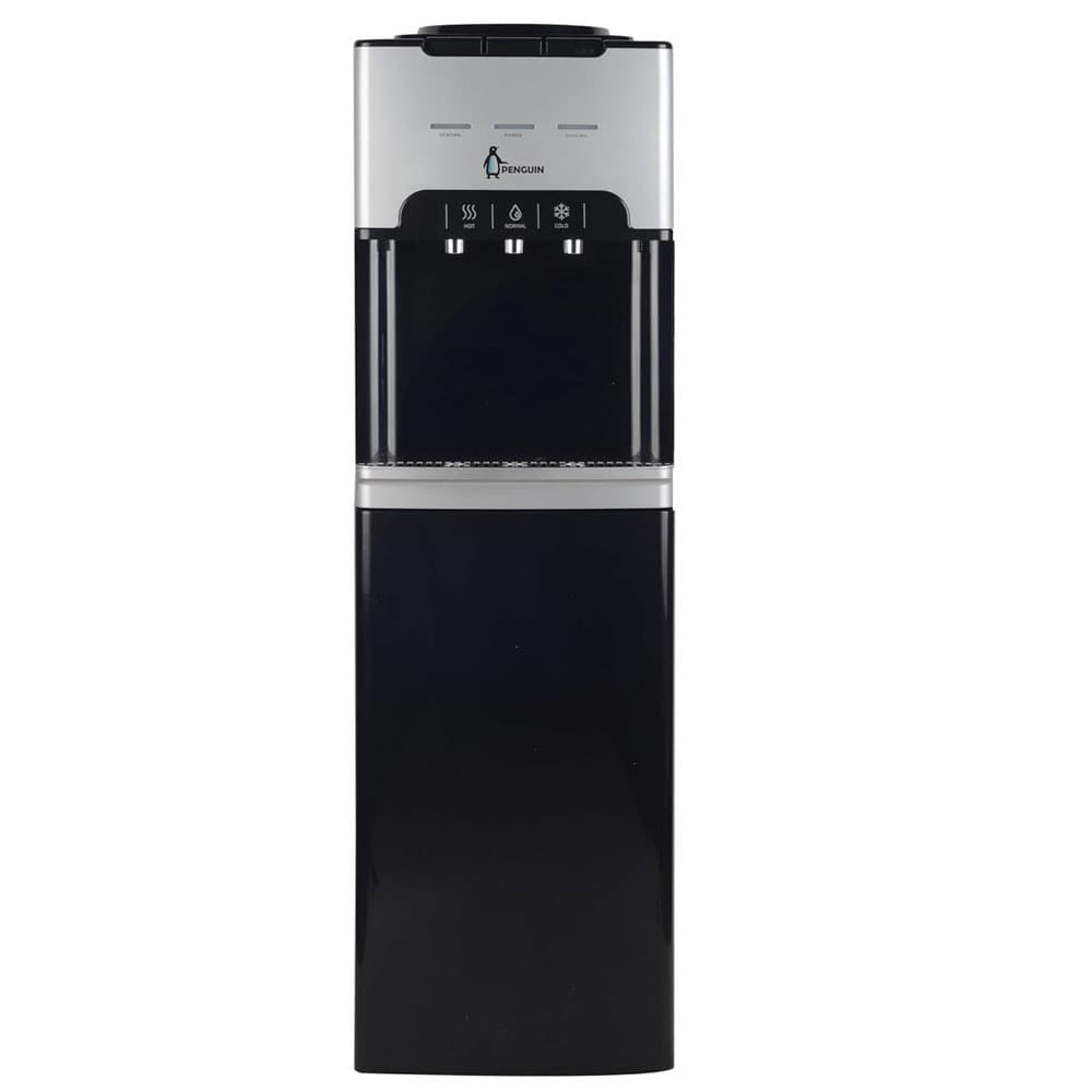 بينجوين مبرد مياه بقوة 500 وات 3 حنفيات 109 سم مع وحدة تخزين - اسود - PD002