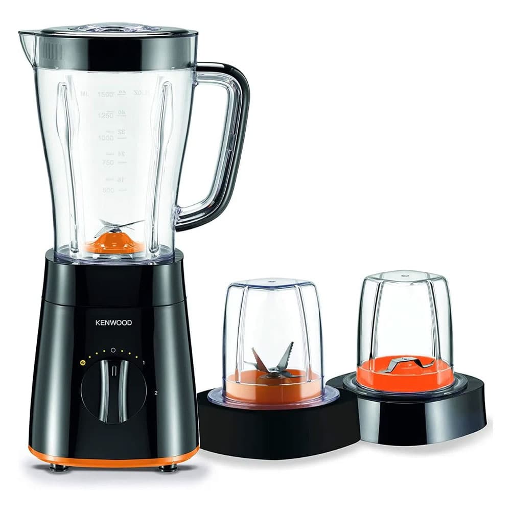 كينوود خلاط ب 2 مطحنة - 500 وات - 1.5 لتر - اسود - موديل BLP15.360WH