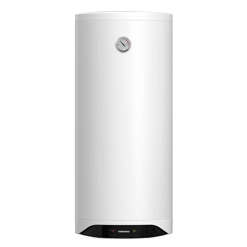 Tornado Electric Water Heater 100 Liter Enamel LED lamp - White - TEEE-100MW