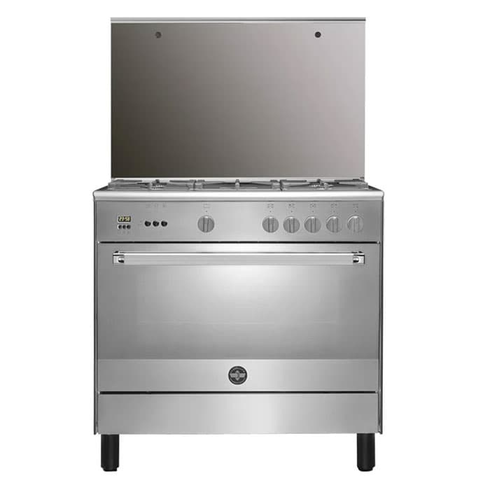 La Germania Freestanding Cooker 5 Gas Burners 90 x 60 cm - Stainless Steel - 9C10GLA1X4AWW
