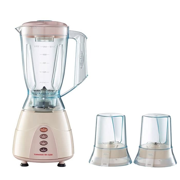 Tornado Electric Blender 500 Watt - 1.5 Liter - 2 Mills - Pink - MX5200/2-PINK