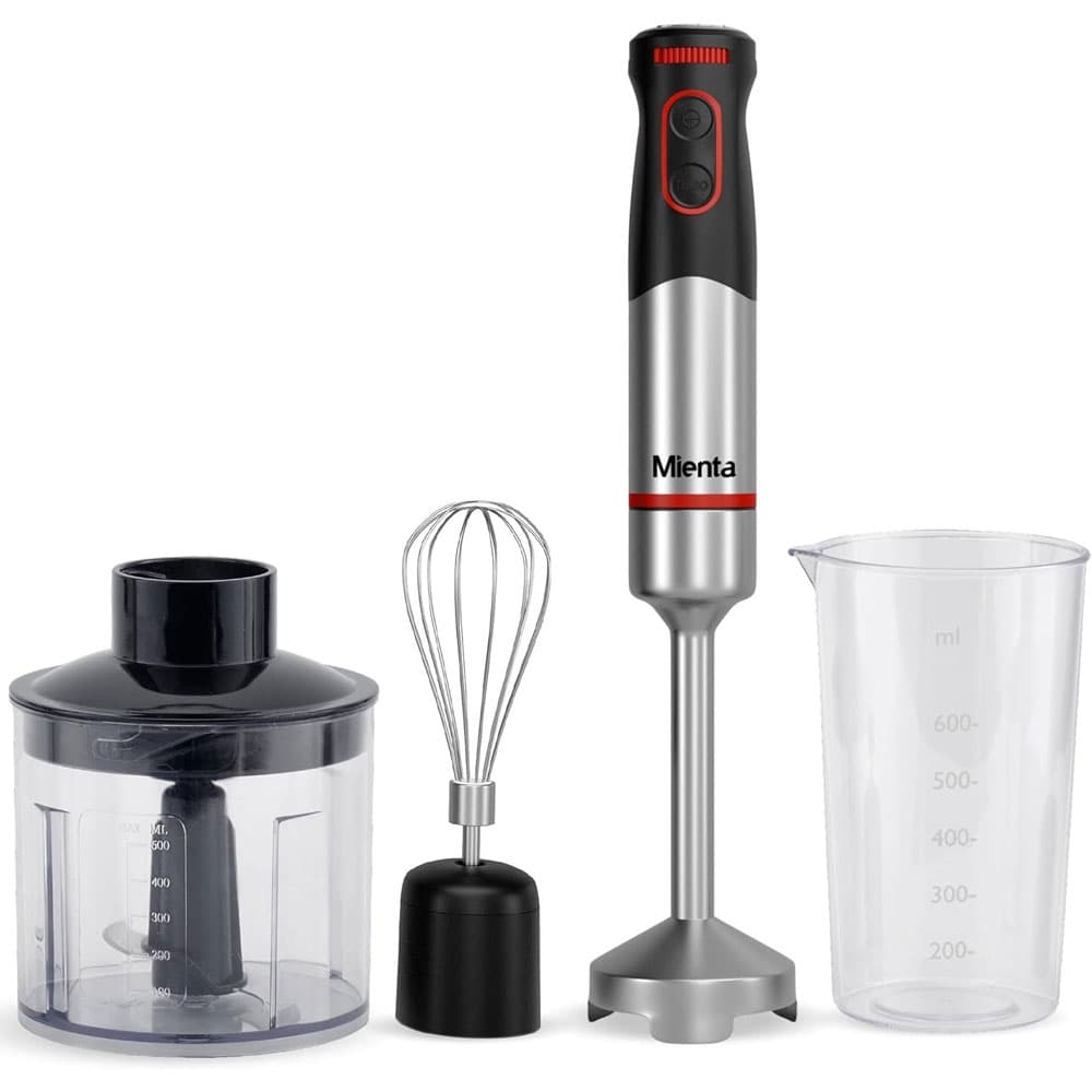 ميانتا خلاط يدوي بقوة 1000 وات - سعة 600 مل - فضي - HB111038A