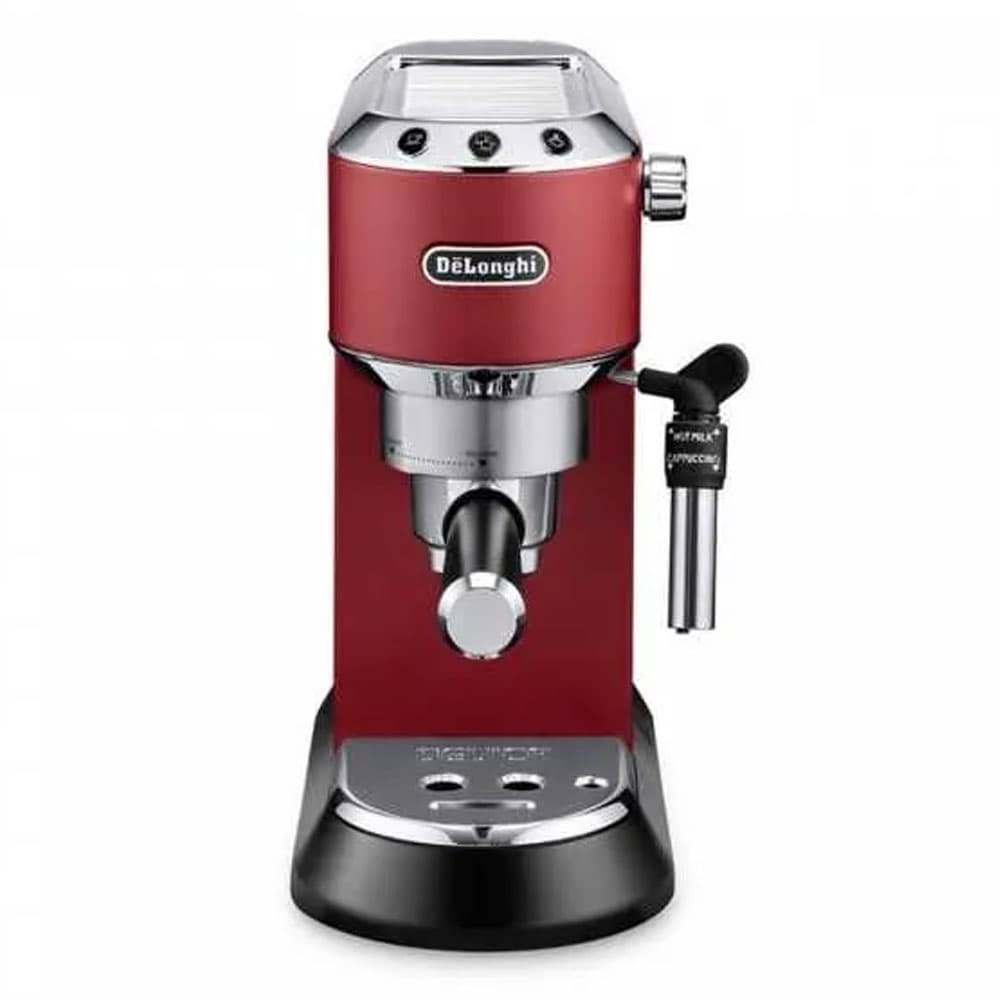 Delonghi Pump Espresso Machine 15 Bar - 1350 Watt - 1 Liter ( Official Warranty 2 Years) - Burgundy - Ec685.R