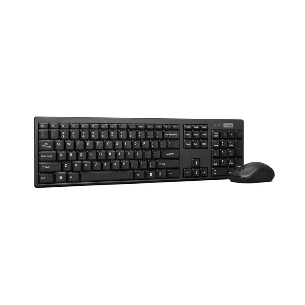 Lenovo 100 Wireless Combo Keyboard & Mouse - Arabic - GX30S99500 - Black