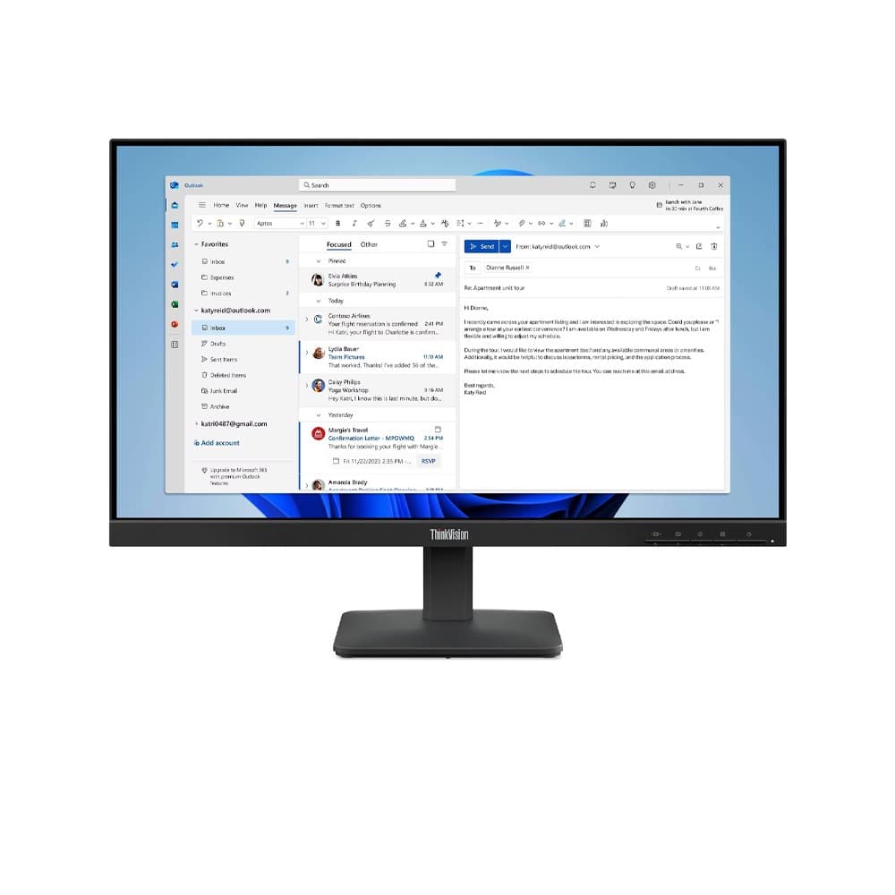 Lenovo ThinkVision S24-4e 23.8" FHD Monitor FHD 100Hz - 64B5KAT1EU