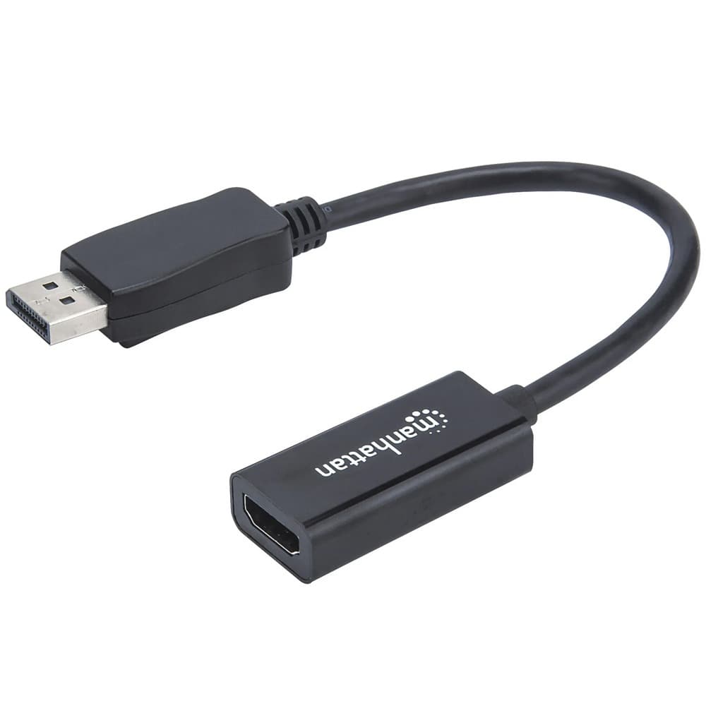 Manhattan 394765 Adapter Passive Display Port to HDMI 1080p Cable - Black