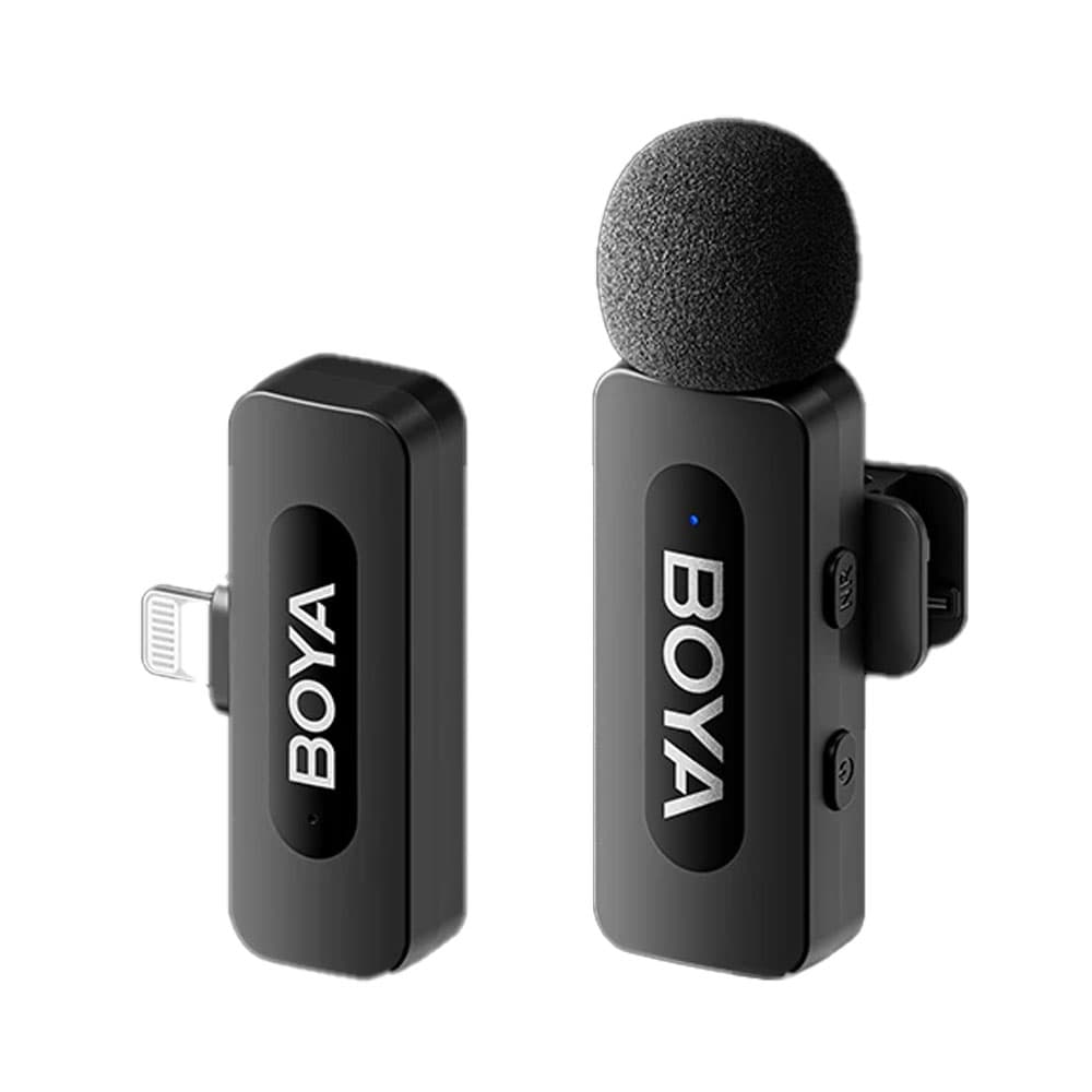 Boya BY-V1 Single Lightning Microphone - Black
