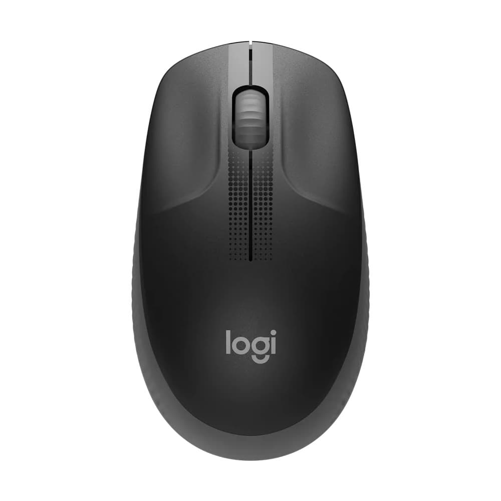 Logitech M190 Full-Size Wireless Mouse 2.4Ghz - Emea - M190 910-005905 - Charcoal