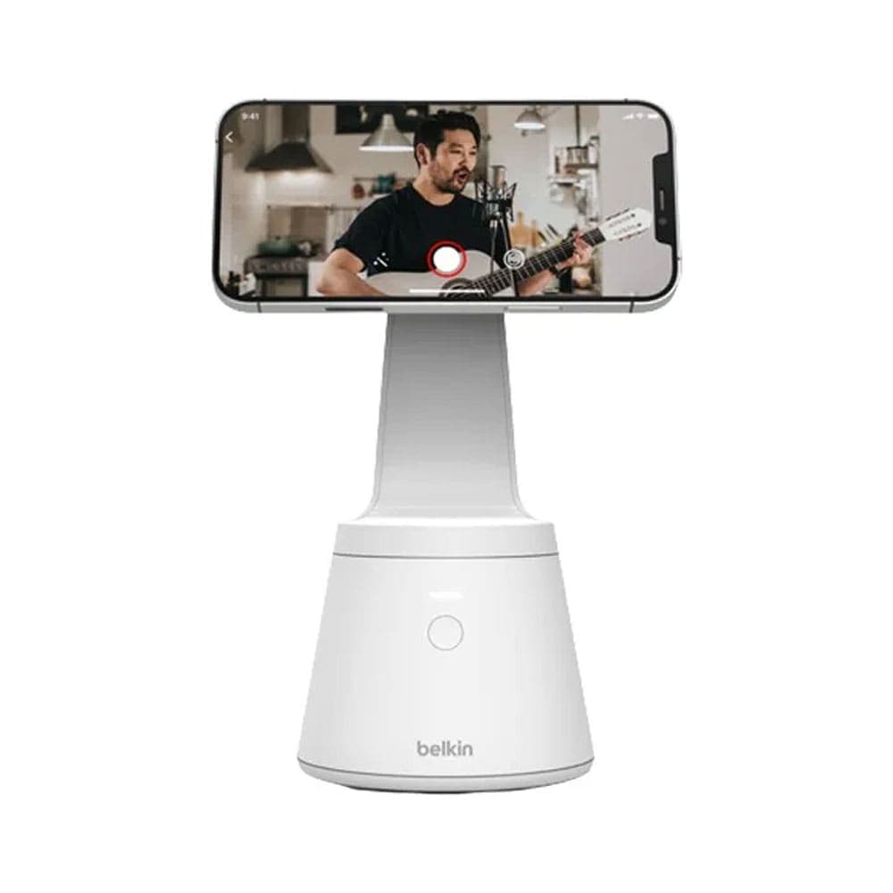 Belkin MMA001BTWH Magnetic Phone Mount with Face Tracking - White
