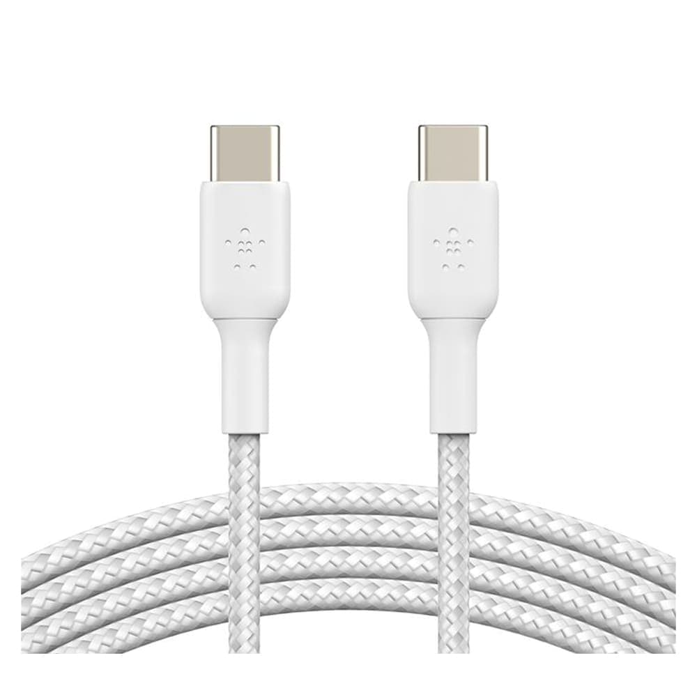 بيلكين كابل USB-C الى USB-C طوله 1 متر - أبيض