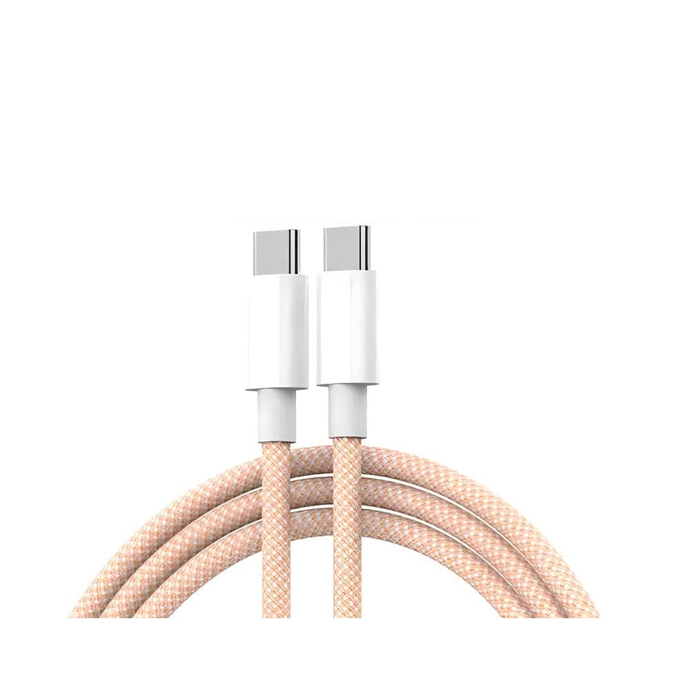L'AVVENTO (MP35O) USB-C To USB-C Cable New Woven 60W 1.2M - Orange