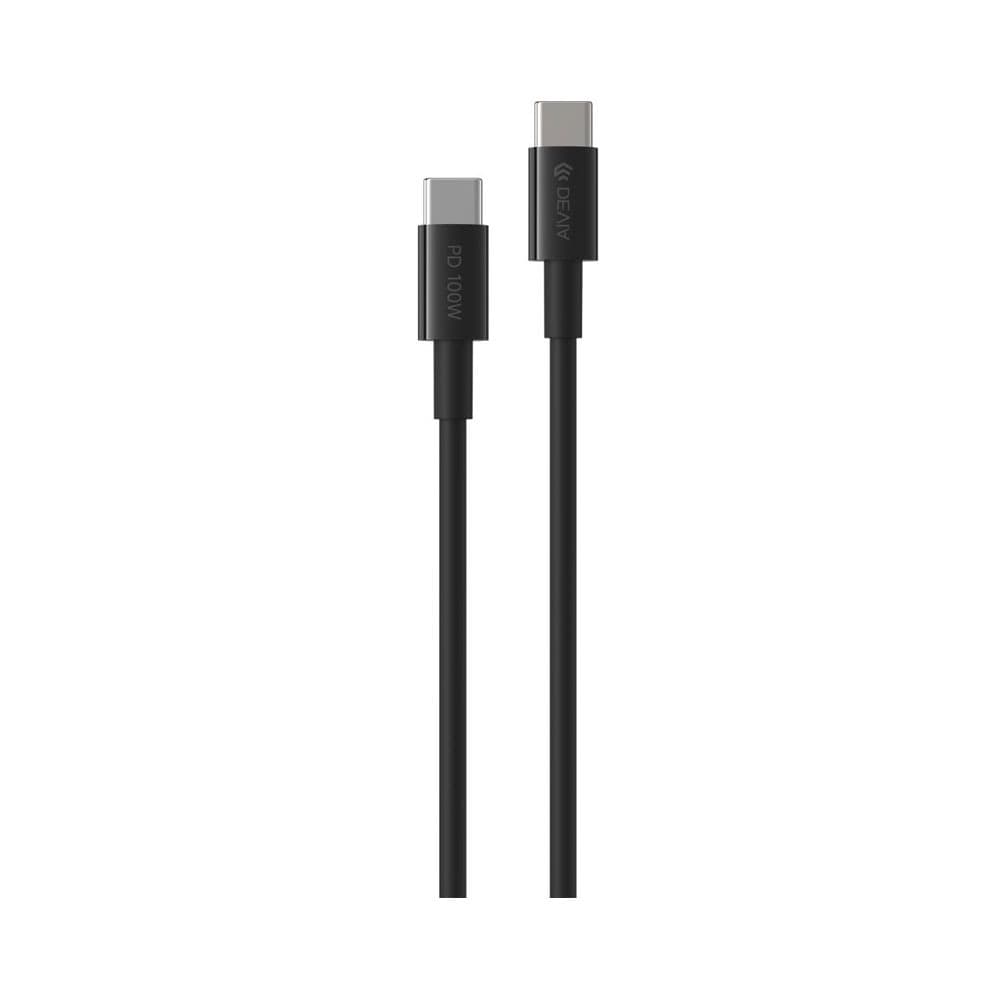 Devia Pro2 USB-C PD 100W Stretchable Fast Cable 1.2M - EC317 - Black