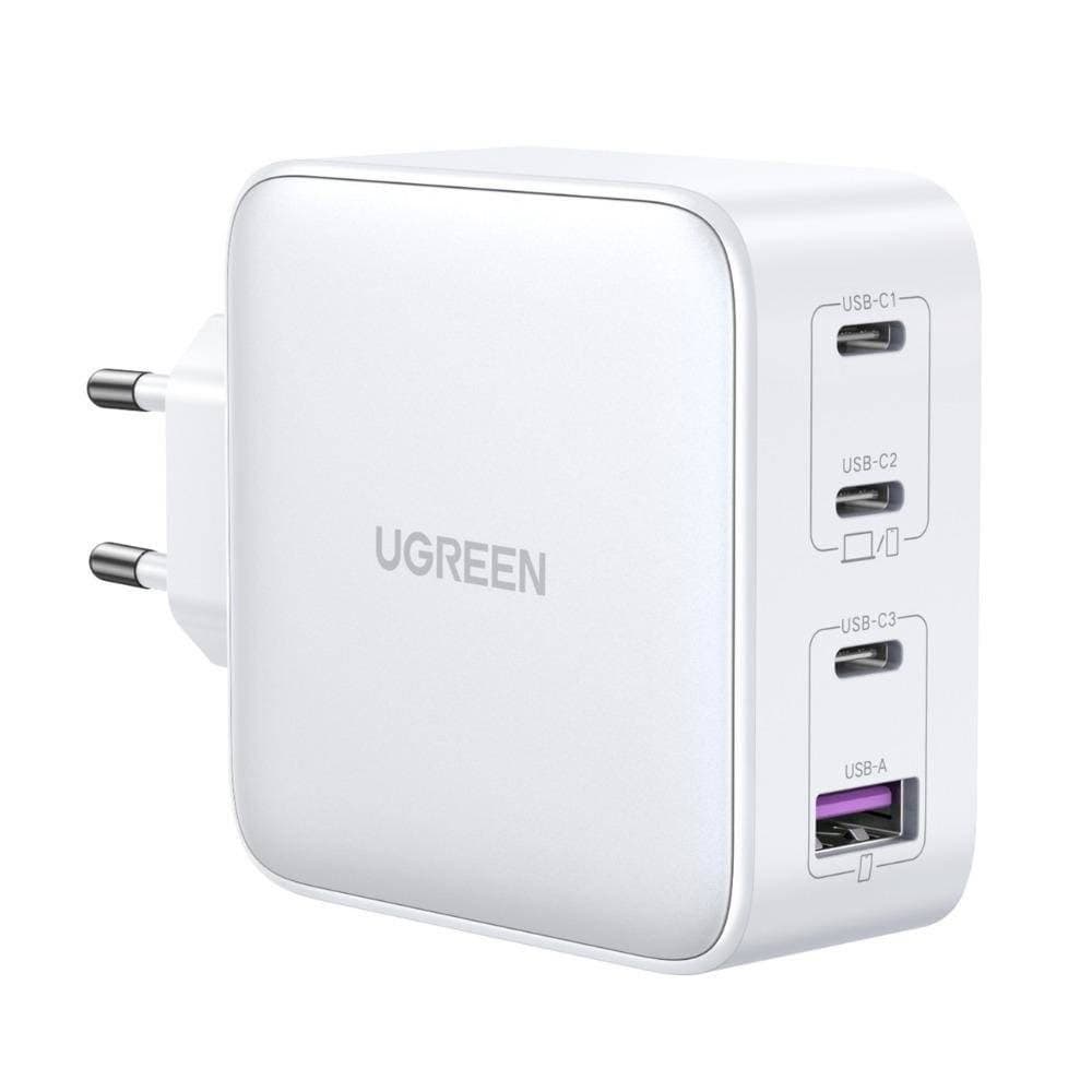 UGREEN Wall Charger Nexode RG 100W 4-Port GaN Fast Charger - White