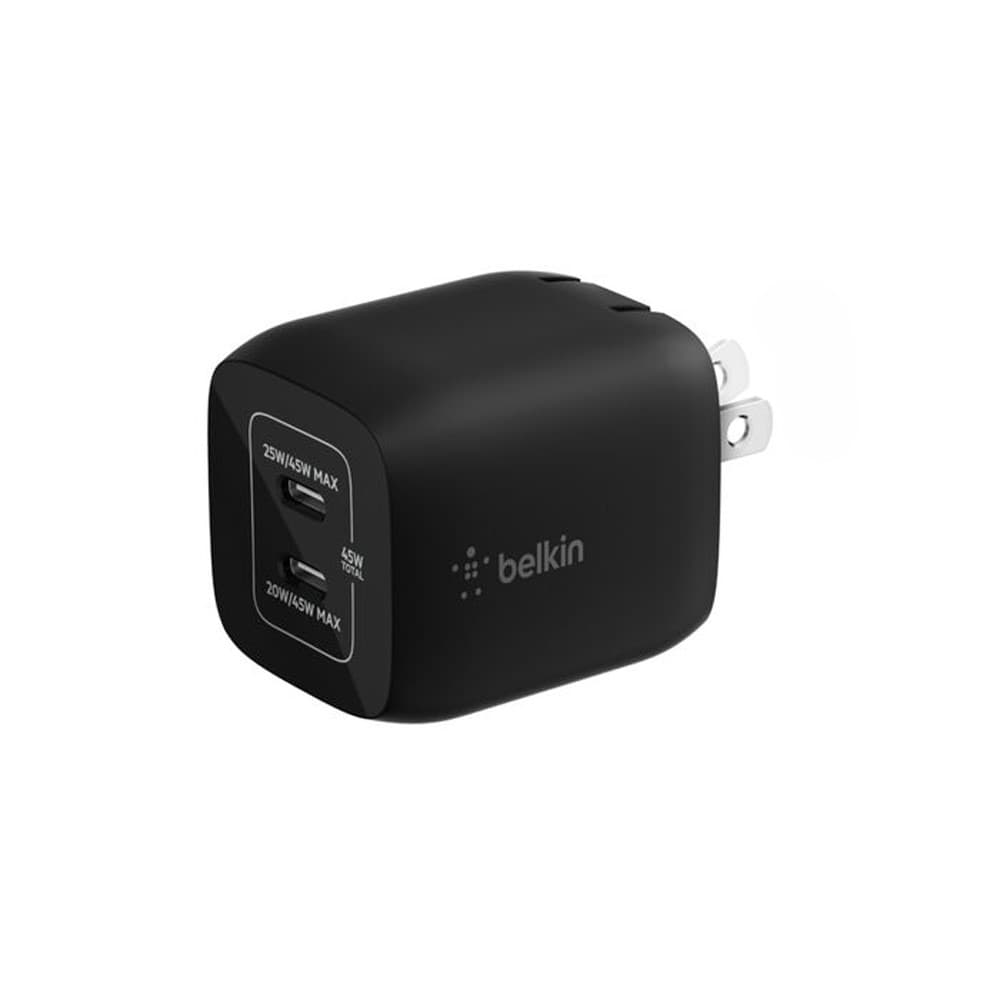 Belkin Wall Charger USB-C PD 45W With PPS - Black
