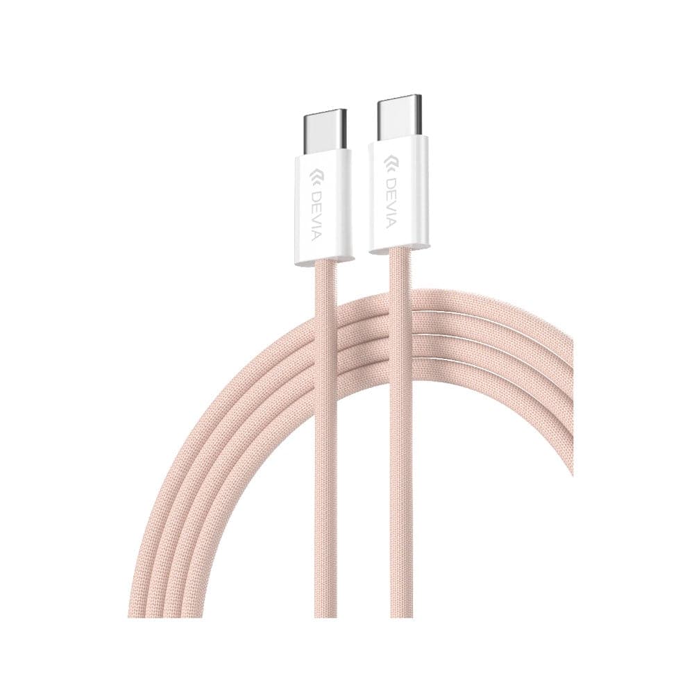 ديفيا Smart Series PD كابل بقوة 60 وات - طوله 1 متر - بينك